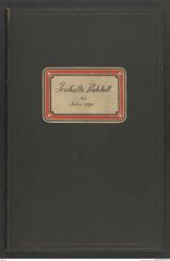k.k. naturhistorisches Hofmuseum, Protokollbuch Intendanzakten 1898, Seite 1